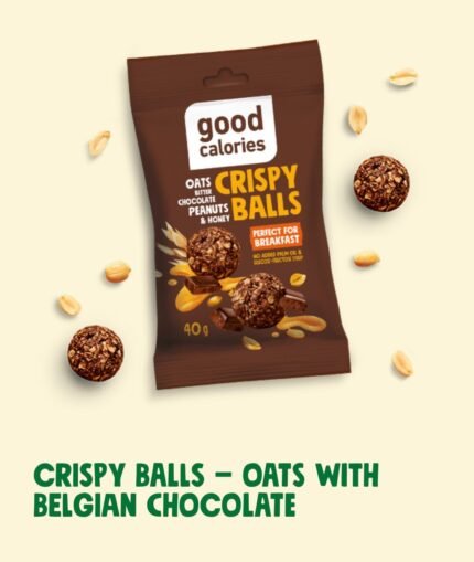 CRISPY BALLS – OATS WITH BELGIAN CHOCOLATE
